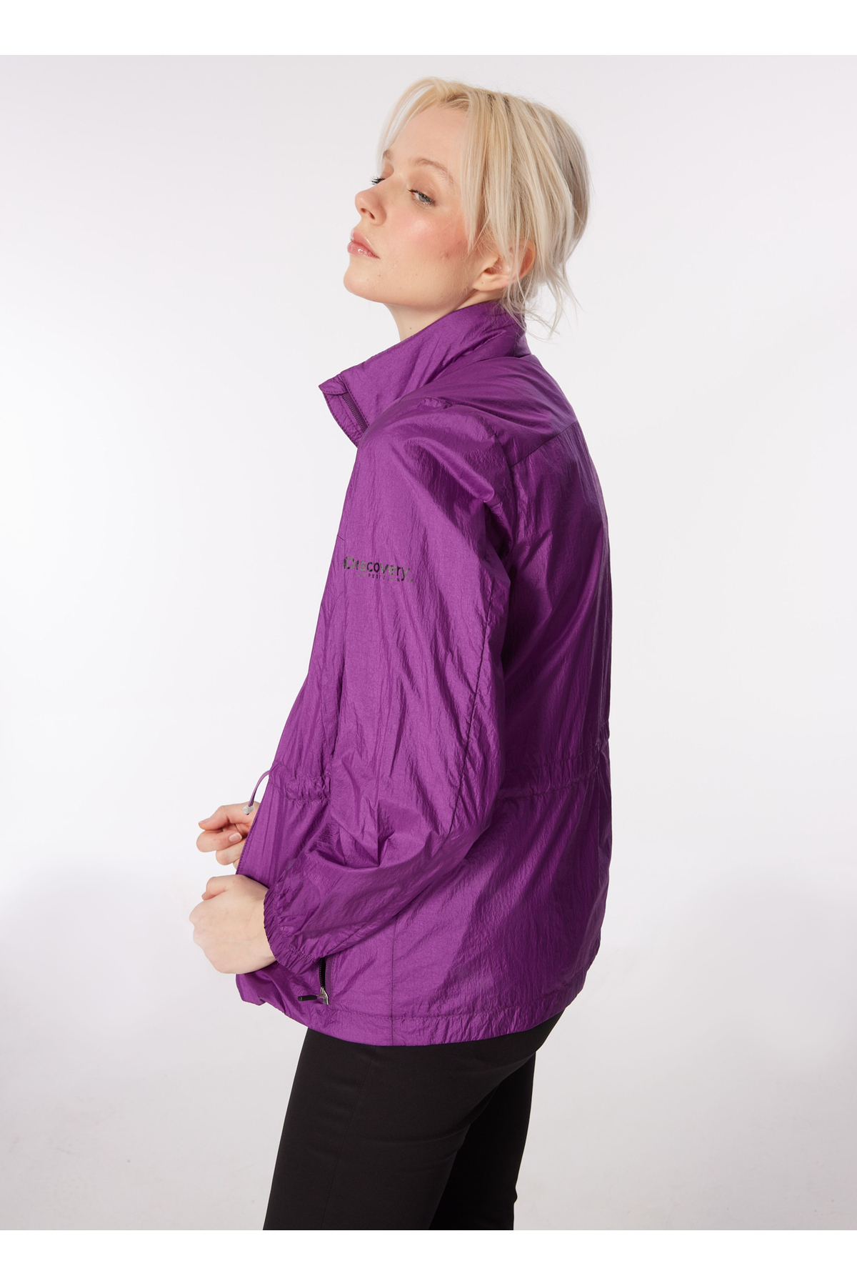 Discovery Expedition  Mor Kadın Kapüşonlu Basic Su İtici Rüzgarlık D4SL-TRC3004