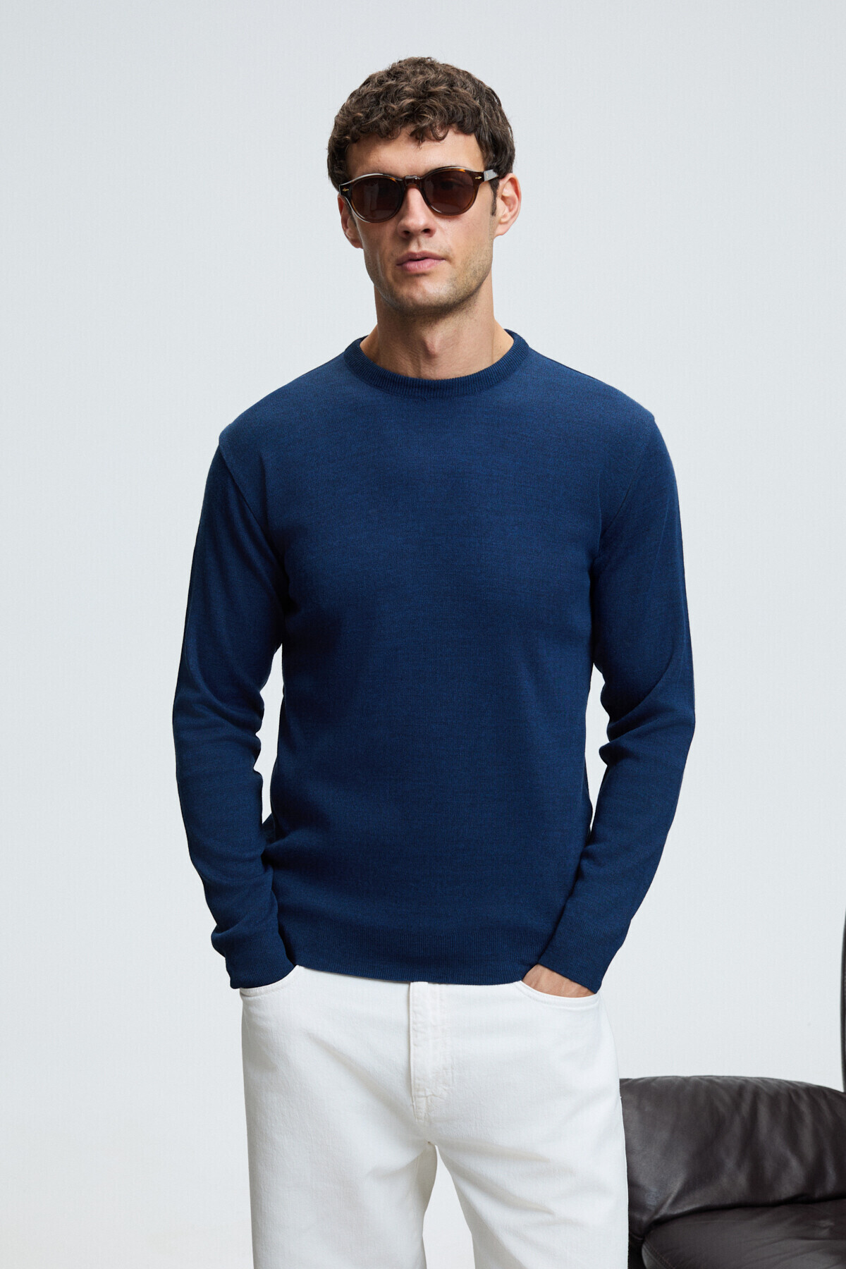 بافت مردانه راسته آستین استاندارد | GRIMELANGE VAREX01012025 - تصویر 4