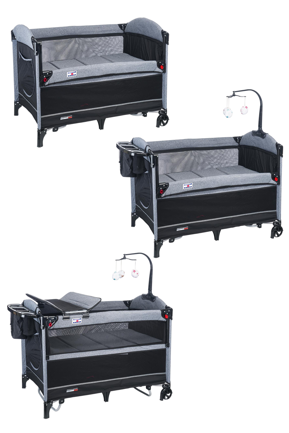 Tommybaby Tornado 5'li Yenidoğan Seti Anne Yanı Oyun Parkı Travel Sistem Bebek Arabası fotoğrafı 5 (önizleme)