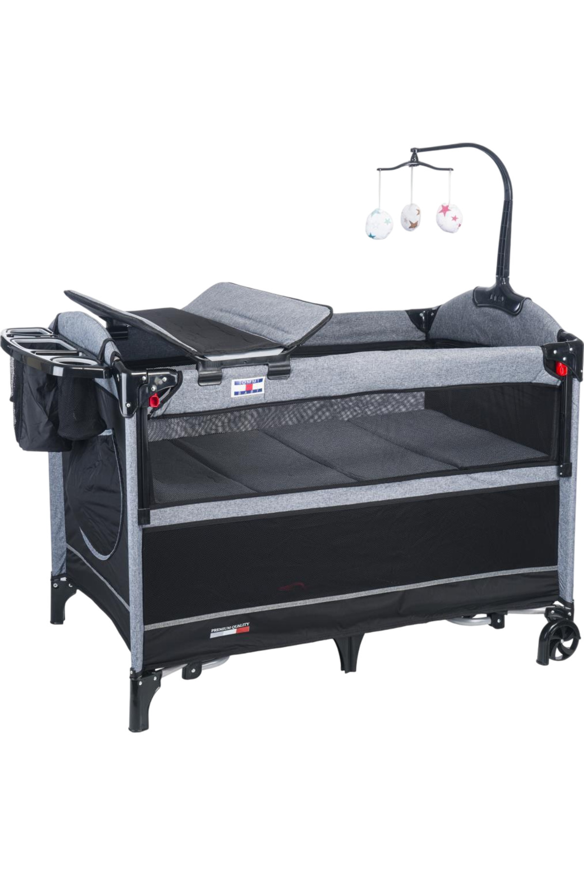 Tommybaby Tornado 5'li Yenidoğan Seti Anne Yanı Oyun Parkı Travel Sistem Bebek Arabası fotoğrafı 4 (önizleme)