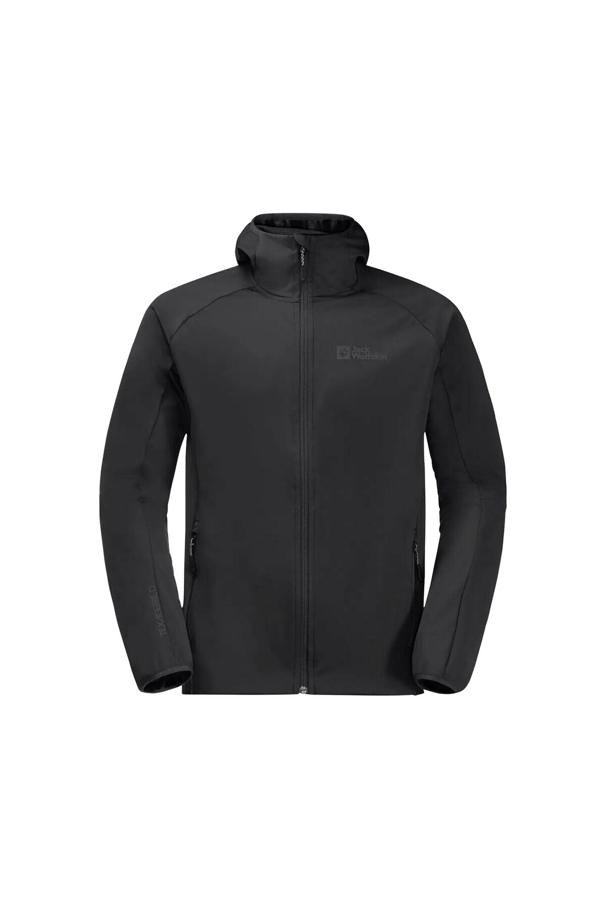 جک ولف اسکین فلدبرگ هودی مردانه مشکی Softshell مردانه SOFTSHELL 1306922-6000