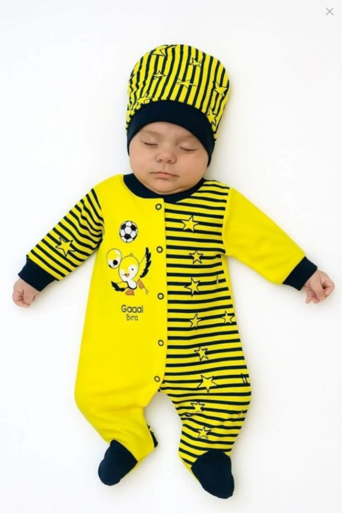 Bamoola Yenidoğan Bebek Tulum - Kanarya Fenerbahçe fotoğrafı 4 (önizleme)