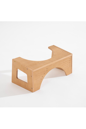 Tasarım Çift Taraflı Ahşap Tuvalet Ayağı – Çömelme Ayak Taburesi, WC Taburesi...