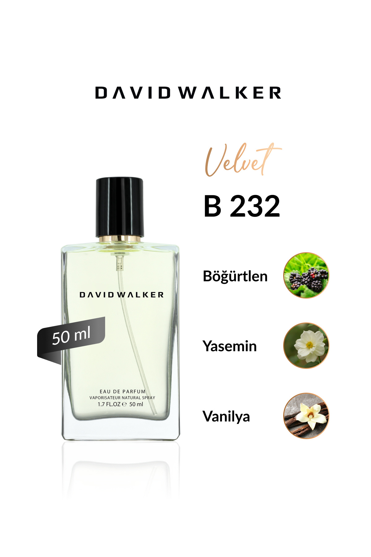 دیوید واکر B232 ال پاسو 50 میلی لیتری عطر زنانه 