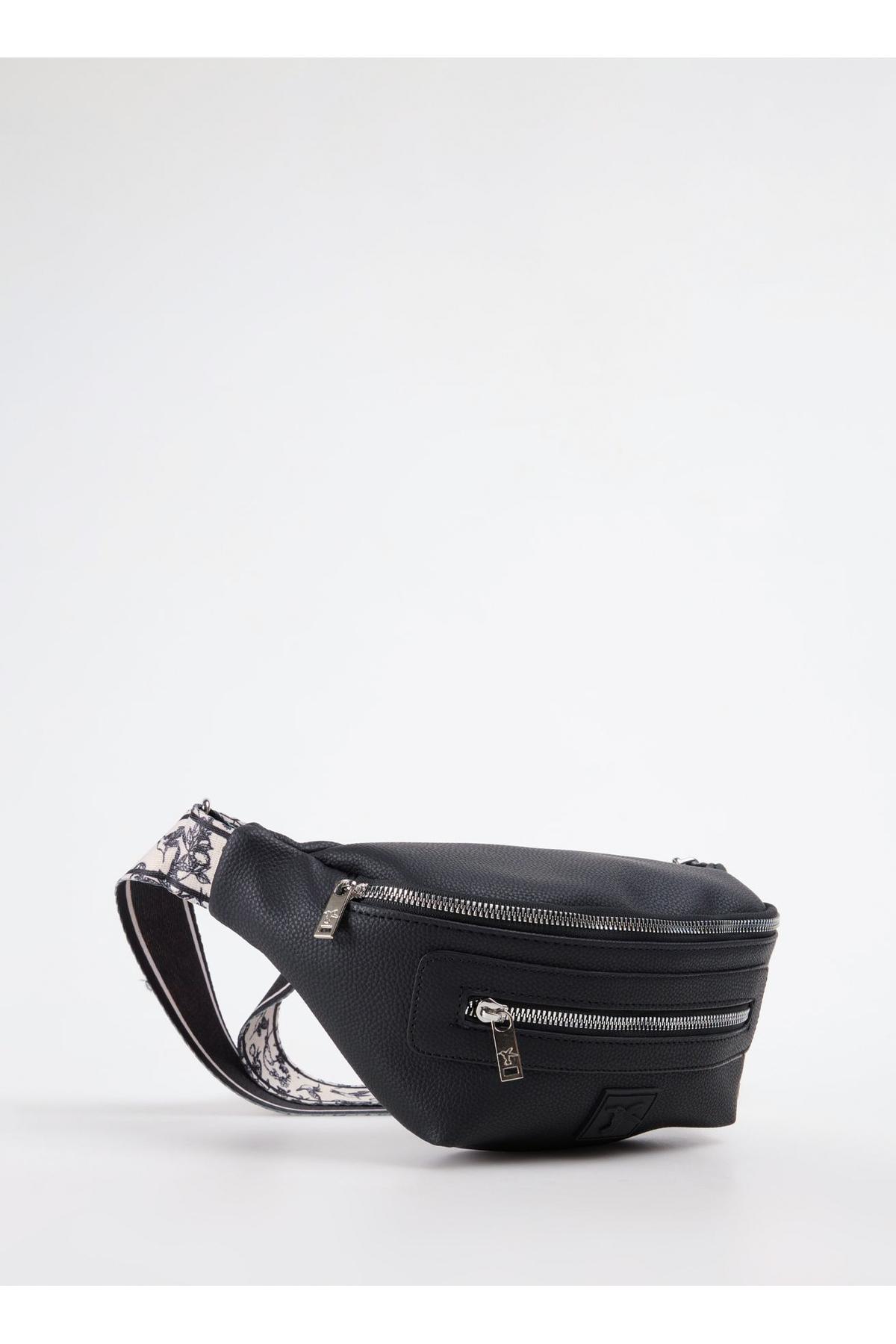 Fabrika Siyah Kadın Bel Çantası STRAP-DOVE görsel 2