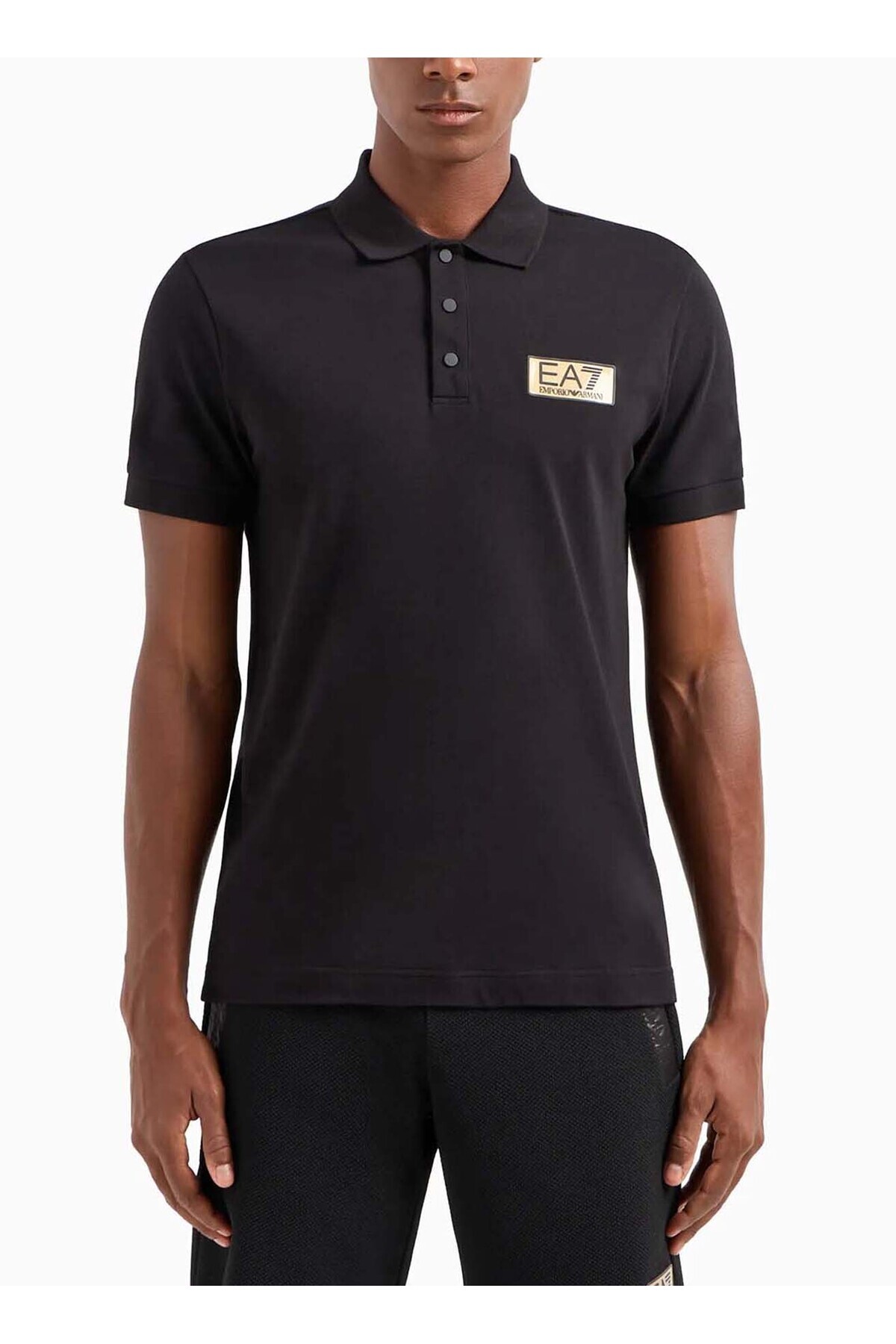  تی‌شرت مردانه پولو مشکی مدل 3DPF02PJ5AZ