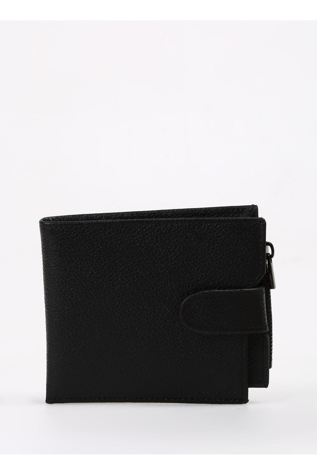 فابریکا کیف پول چرمی مردانه مشکی 11x9x1 سانتی‌متر Frk 323 Flt