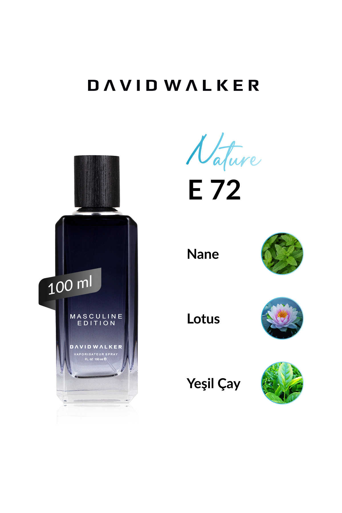 دیوید واکر عطر مردانه 100 میلی لیتری وینسنت E72 