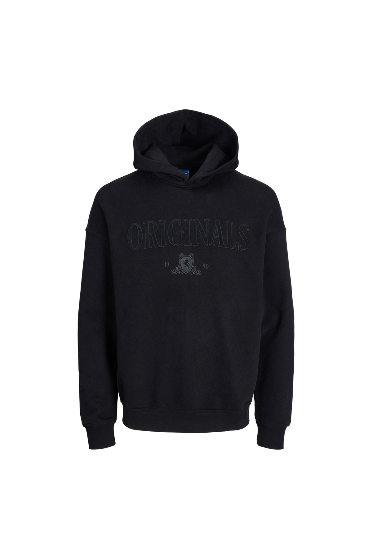 جک اند جونز سویشرت مردانه مشکی کلاهدار 12248784_JORSHADOW SWEAT HOOD BLK