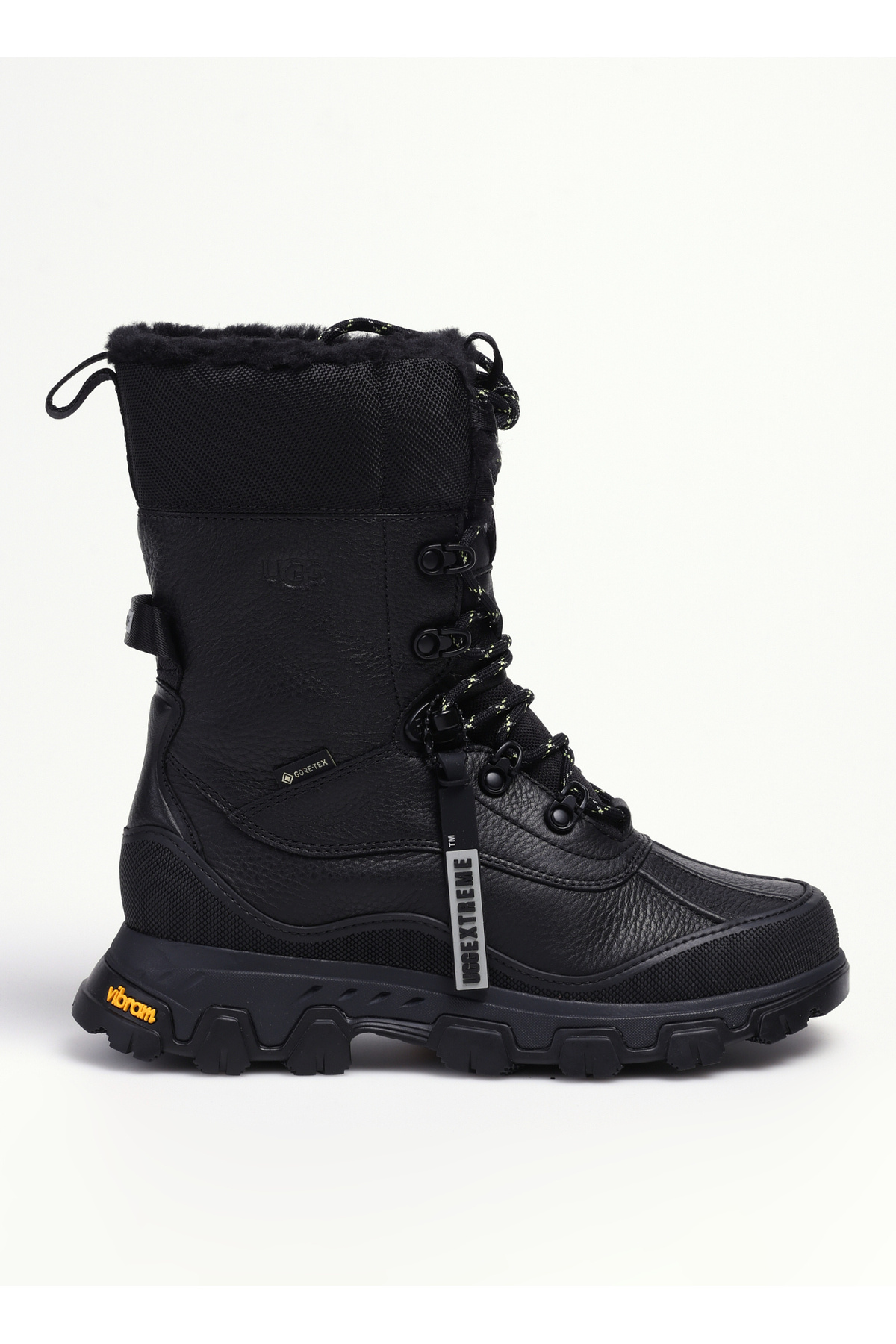 آگ چکمه‌های برفی چرمی زنانه مشکی کد ۱۱۴۳۸۳۹