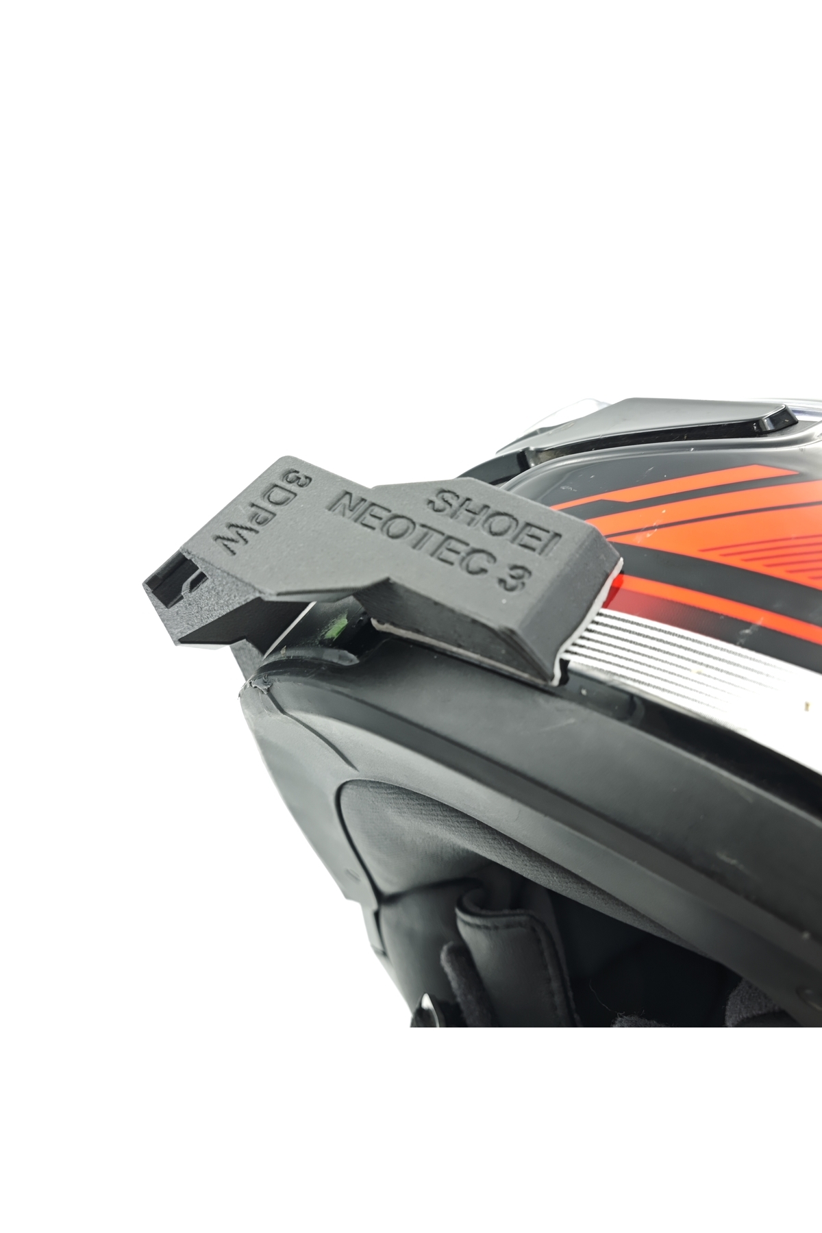 3DPartWorks Shoei Neotec 3 Kask Uyumlu 3dpw Aksiyon Kamera Çene