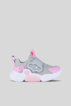 Vicco Gum Işıklı Model Kız Bebek ve Çocuk Hafif Gri/Pembe Spor Ayakkabı