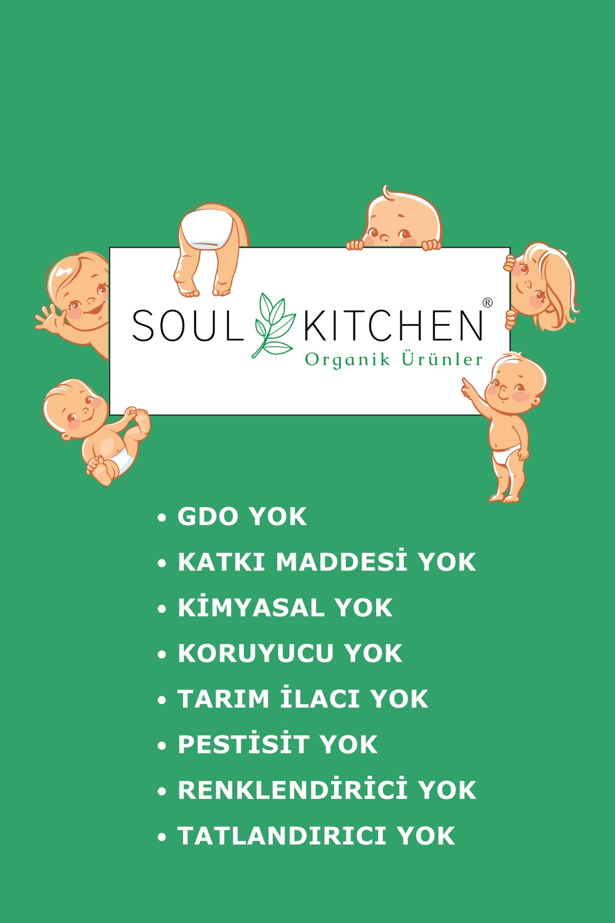 Soul Kitchen Organik Ürünler Organik Sertifikalı İnce Buğday İrmiği 400 g Pirinç Unu 500 g Tam Yulaf Unu Cam 250 g Bebek Set fotoğrafı 4 (önizleme)
