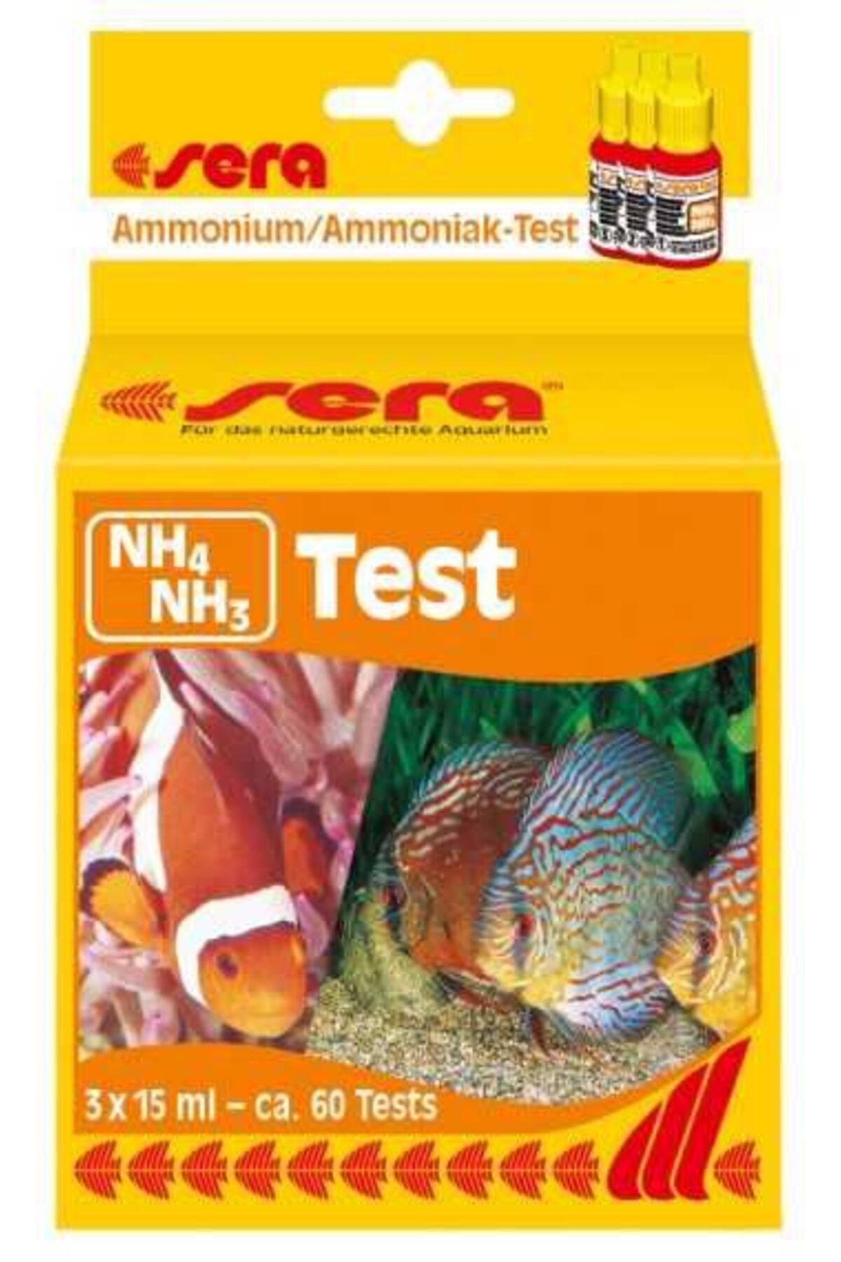 SERA Nh4 - Nh3 Amonyum / Amonyak Test 15 ml. 60 Adet Test Skt:11/2027