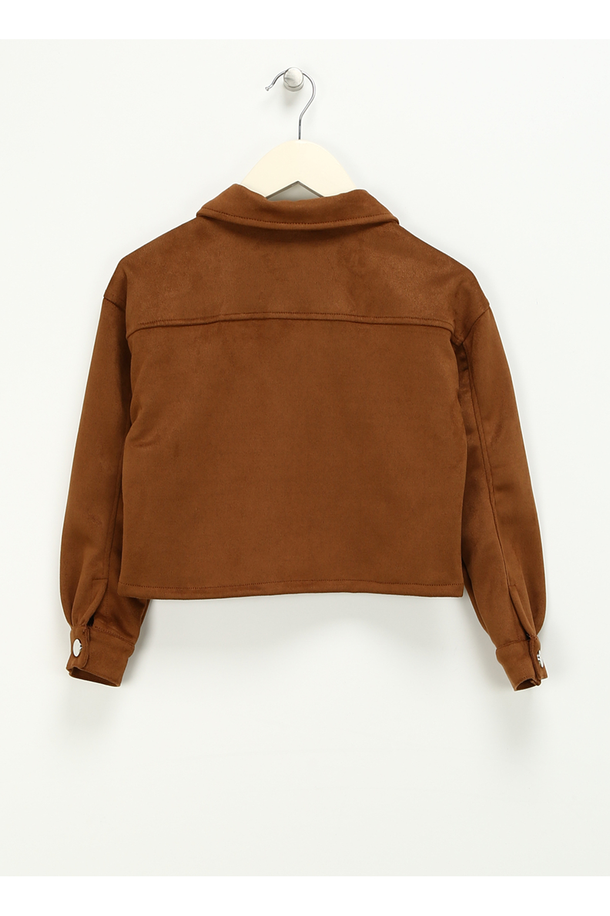 Koton Kız Çocuk Giyim Ceket 4WKG20015AK Deve Tüyü fotoğrafı 2 (önizleme)