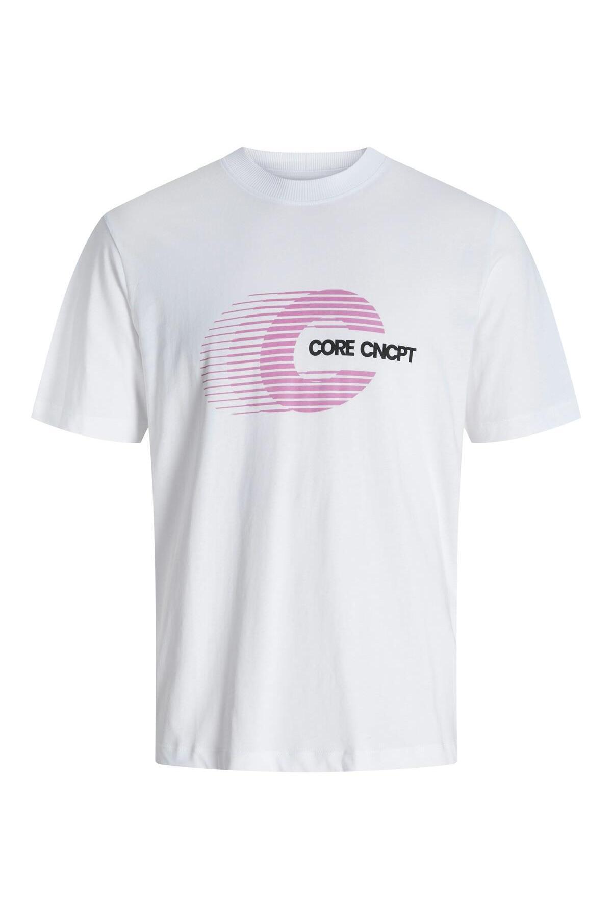 جک اند جونز JCOVIBRANT TEE SS CREW NECK STYD AW24