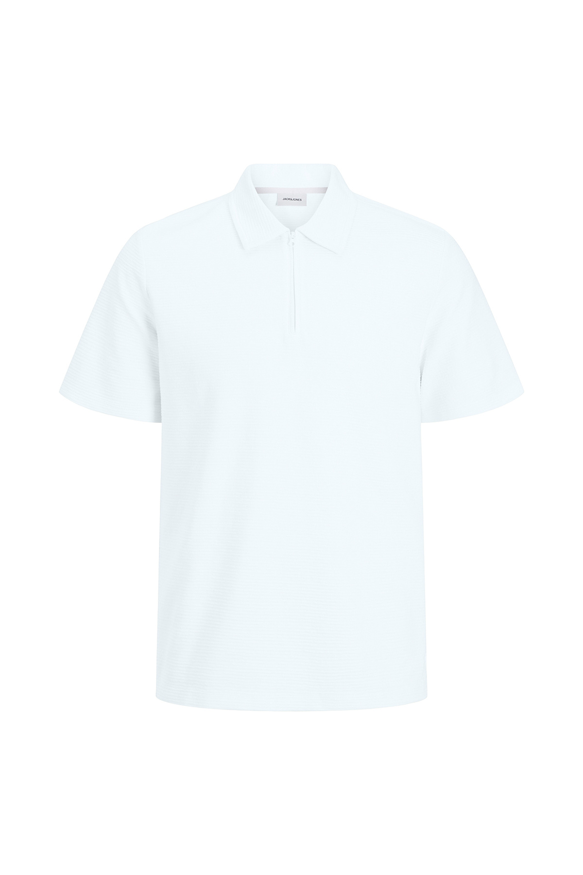 جک اند جونز پیراهن پولو کلاه سفید مردانه Jack & Jones Benja