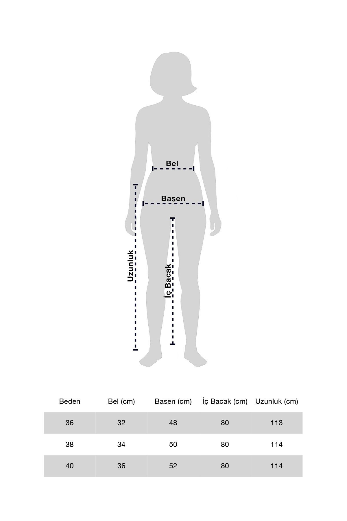 Lovelyİstanbul  Beli Cırtlı Rahat Palazzo Pantolon LACİVERT LRV0003 - Görsel 7