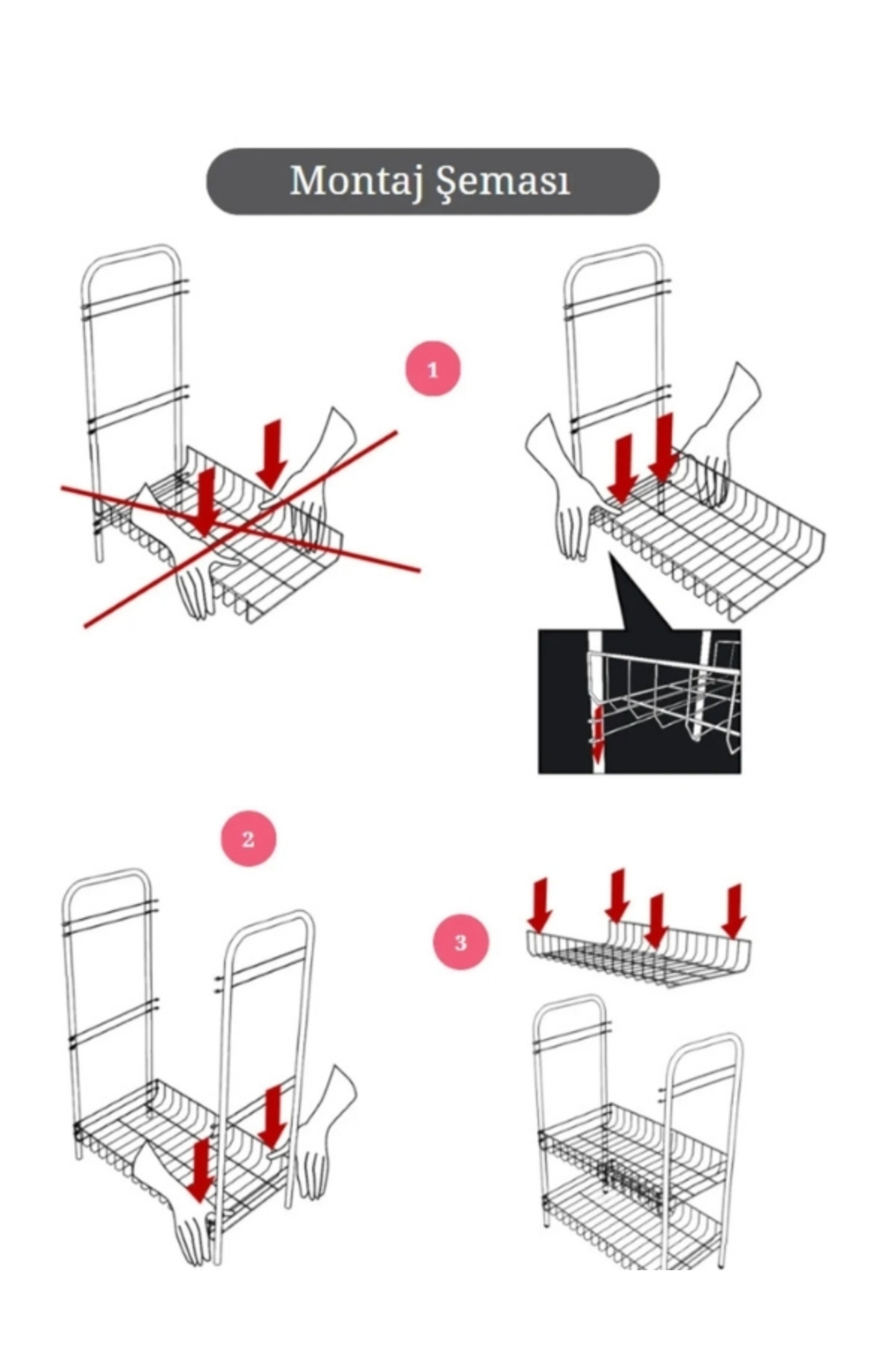 Emkatex Metal Çocuk Kitaplık - Organizer - Dekoratif Ve Şık Kitaplık Modeli - Kitap Düzenleyici fotoğrafı 5 (önizleme)