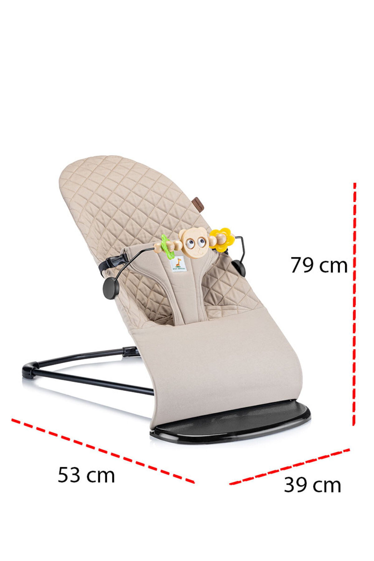 ATLAS BABY&CHILD Softino Ahşapoyuncaklı Ana Kucağı Katlanabilir Ve Kolay Taşınabilr 3 Pozisyonlu Sallanabilir Tasarım fotoğrafı 4 (önizleme)