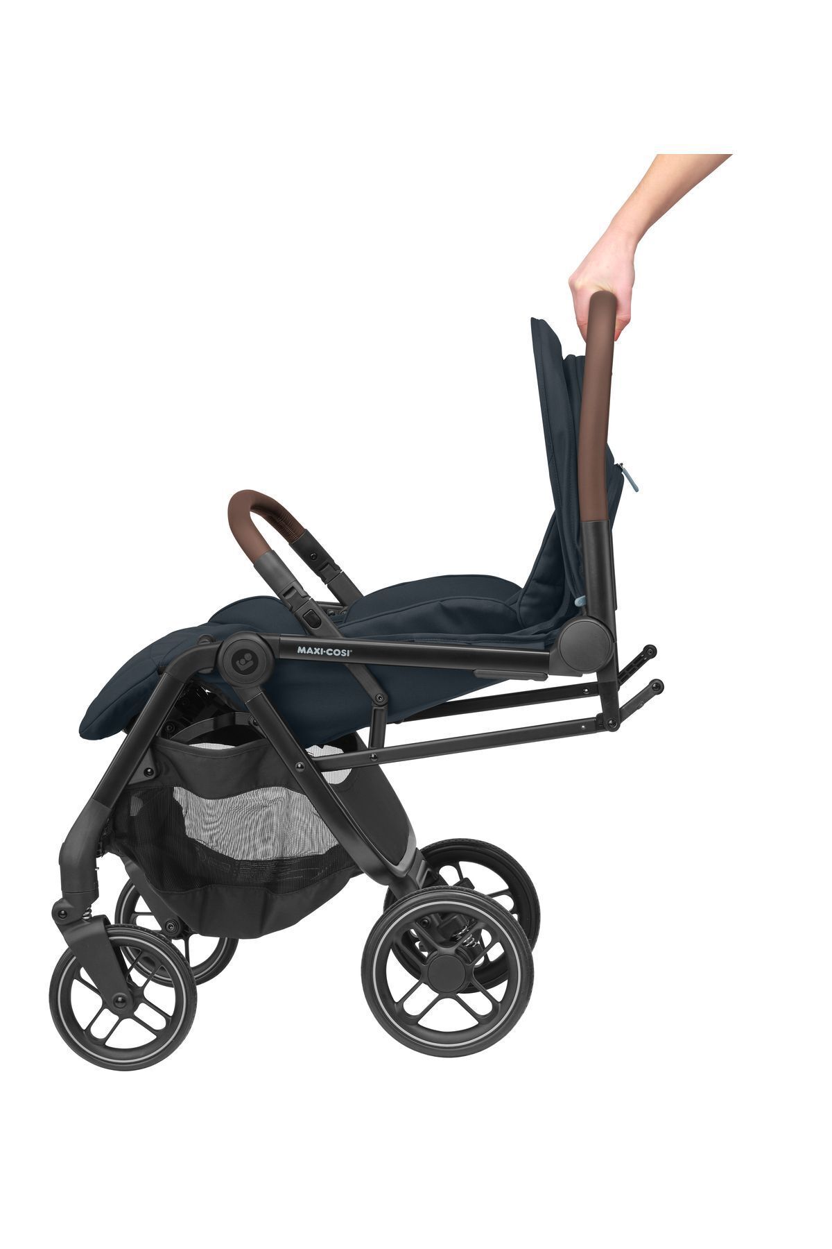 Maxi-Cosi Maxi-cosi Soho Kompakt Seyahat Sistem Olabilen Otomatik Katlanan Bebek Arabası Essential Graphite fotoğrafı 6 (önizleme)