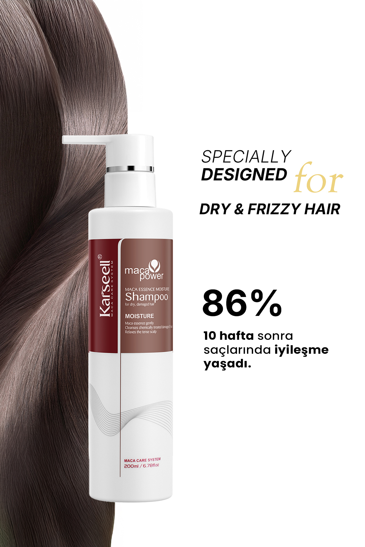 SET Onarıcı Repair Kolajen Saç Maskesi 250 ml + Nemlendirici Şampuan 200 ml + Argan Yağı 50 ml — PKT-KARSEL-07 — تصویر 4 از 5