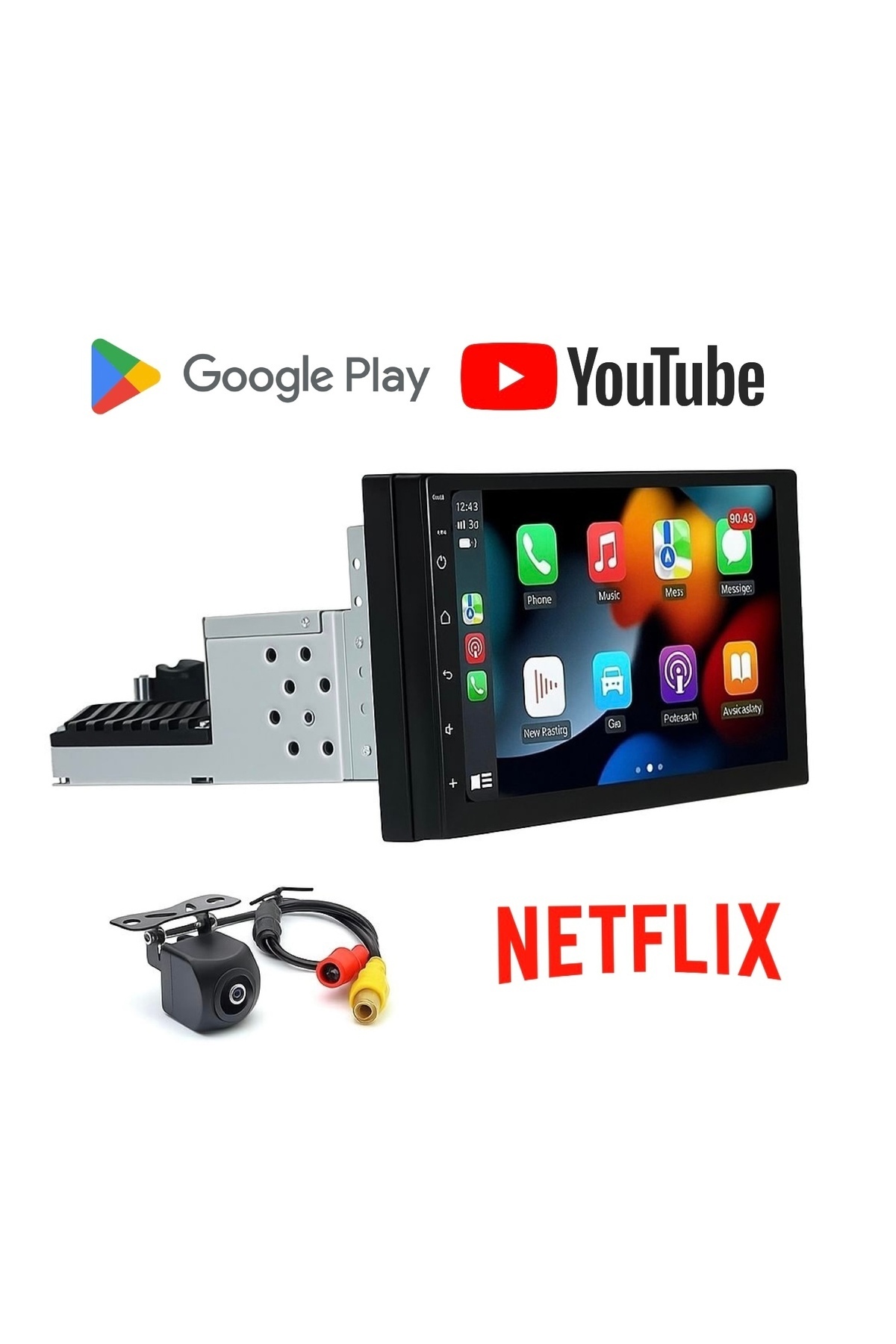Navigold Ds-720 Carplayli Double Oto Teyp Multimedya 7'' Inch