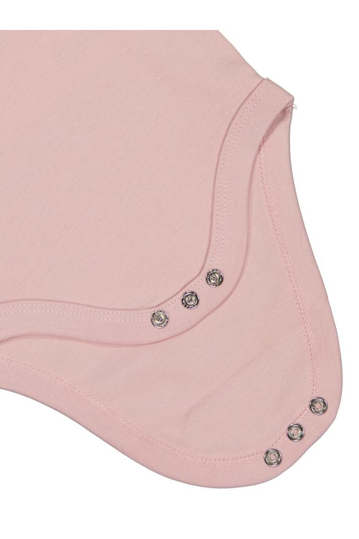 سیویل بیبی بادی اسنپ دار نخی ارگانیک 0-18 ماه - صورتی 6-9 ماه سیویل بیبی بادی اسنپ دار نخی ارگانیک 0-18 ماه - صورتی 6-9 ماه