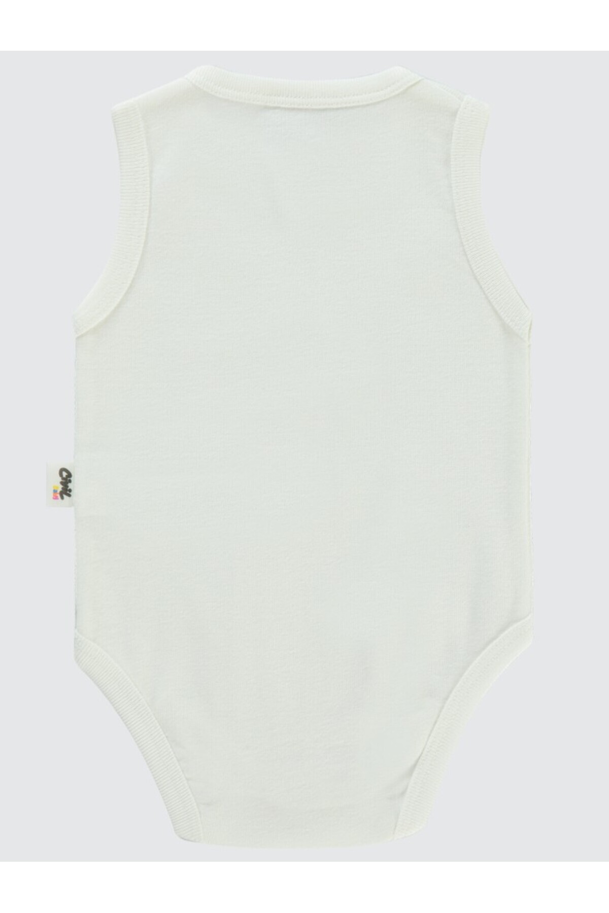 سیویل بیبی بادی ساده بدون آستین - سفید ۱-۳ ماه سیویل بیبی بادی ساده بدون آستین - سفید ۱-۳ ماه