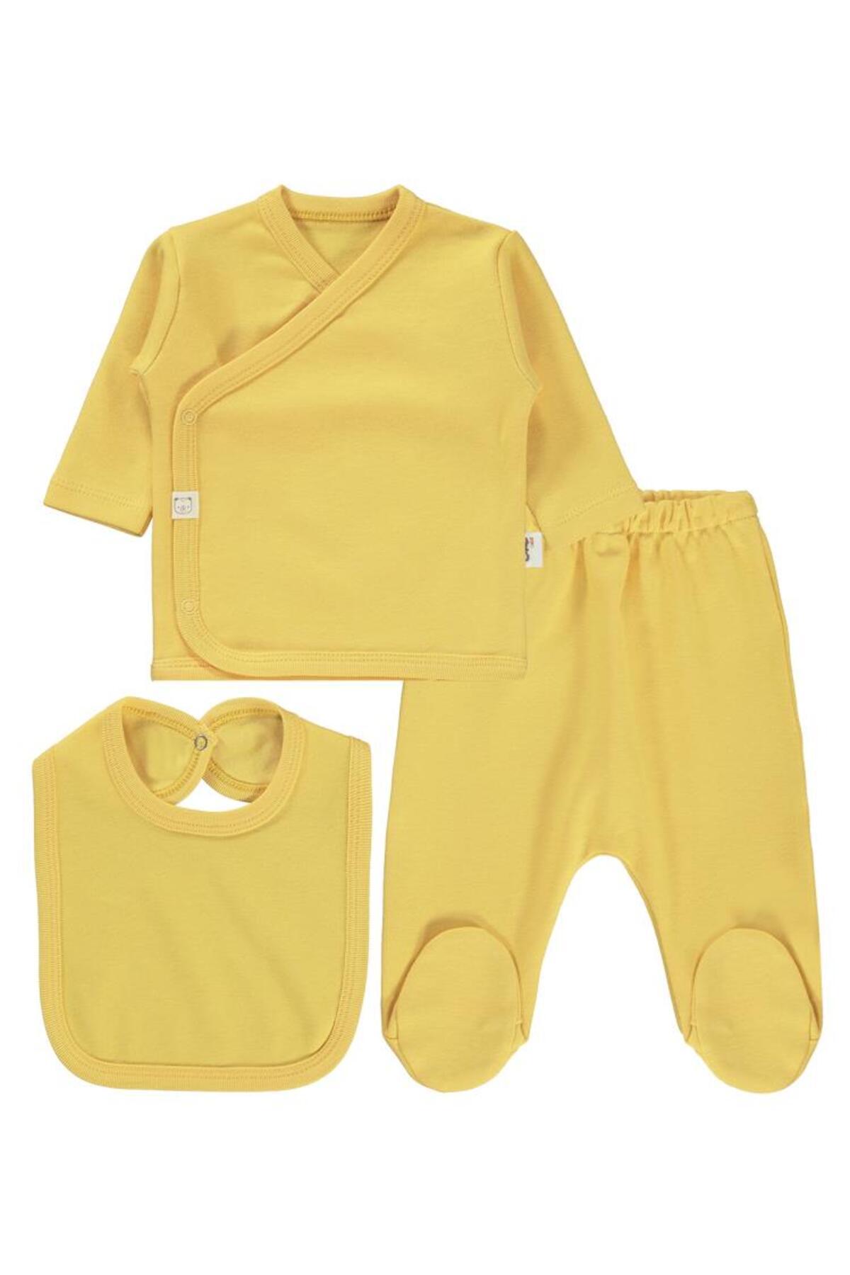 سیویل بیبی ست بادی پایه ۳ تکه - زرد ۰-۱ ماه سیویل بیبی ست بادی پایه ۳ تکه - زرد ۰-۱ ماه