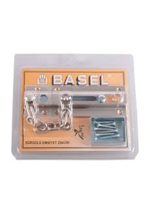BASEL Başel Sürgülü Kapı Emniyet Kilidi Krom