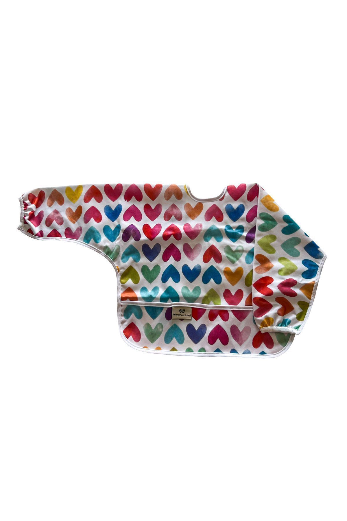 Lulunun Renkleri Su Geçirmez Uzun Kollu Bebek Mama Önlüğü – Kolay Temizlenebilir, Leke Tutmaz, 6-24 Ay fotoğrafı 5 (önizleme)