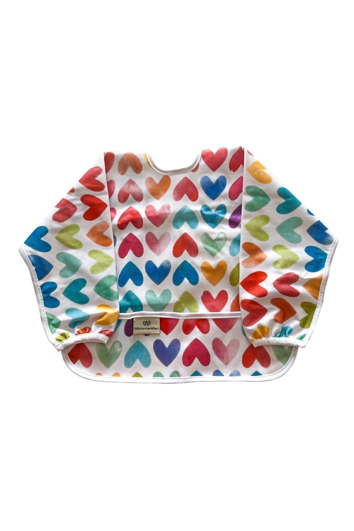 Lulunun Renkleri Su Geçirmez Uzun Kollu Bebek Mama Önlüğü – Kolay Temizlenebilir, Leke Tutmaz, 6-24 Ay fotoğrafı 3 (önizleme)