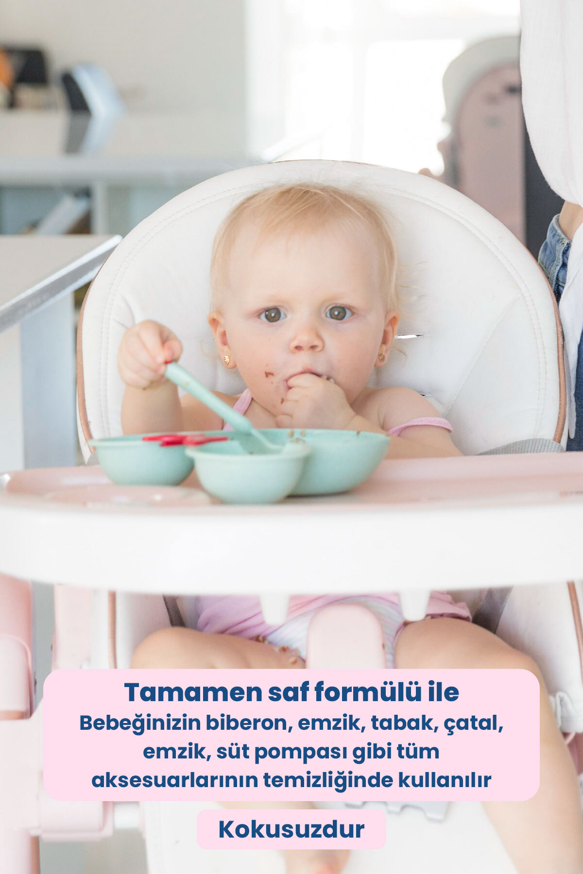 SOOP Bebek Biberon ve Beslenme Gereçleri Temizleyici | Bitkisel Sabun Bazlı | Hipoalerjenik | 500 ml fotoğrafı 5 (önizleme)