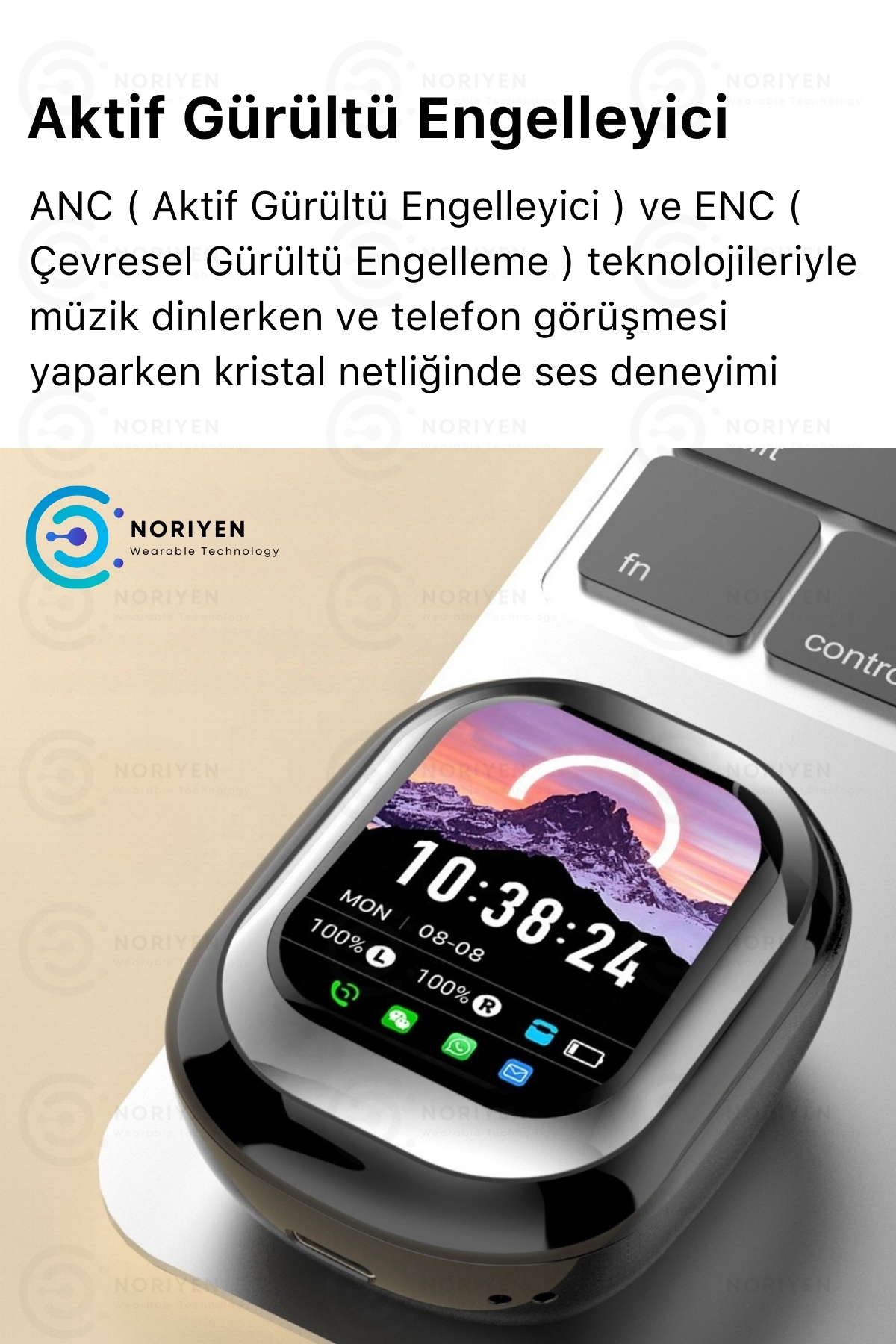 İki Yönlü Anında Sesli Çevirici AI Yapay Zeka Smart Çevirmen Translator & Kulaklık