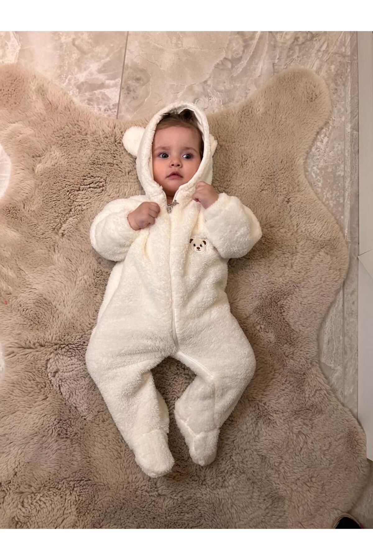 BT Baby Wellsoft Peluş Unisex Fermuarlı Patikli Kışlık Bebek Uyku Tulumu fotoğrafı 3 (önizleme)