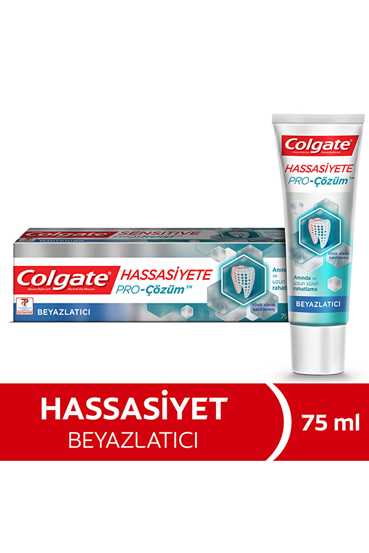 Colgate Hassasiyete Pro-Çözüm Beyazlatıcı Diş Macunu 75 ml