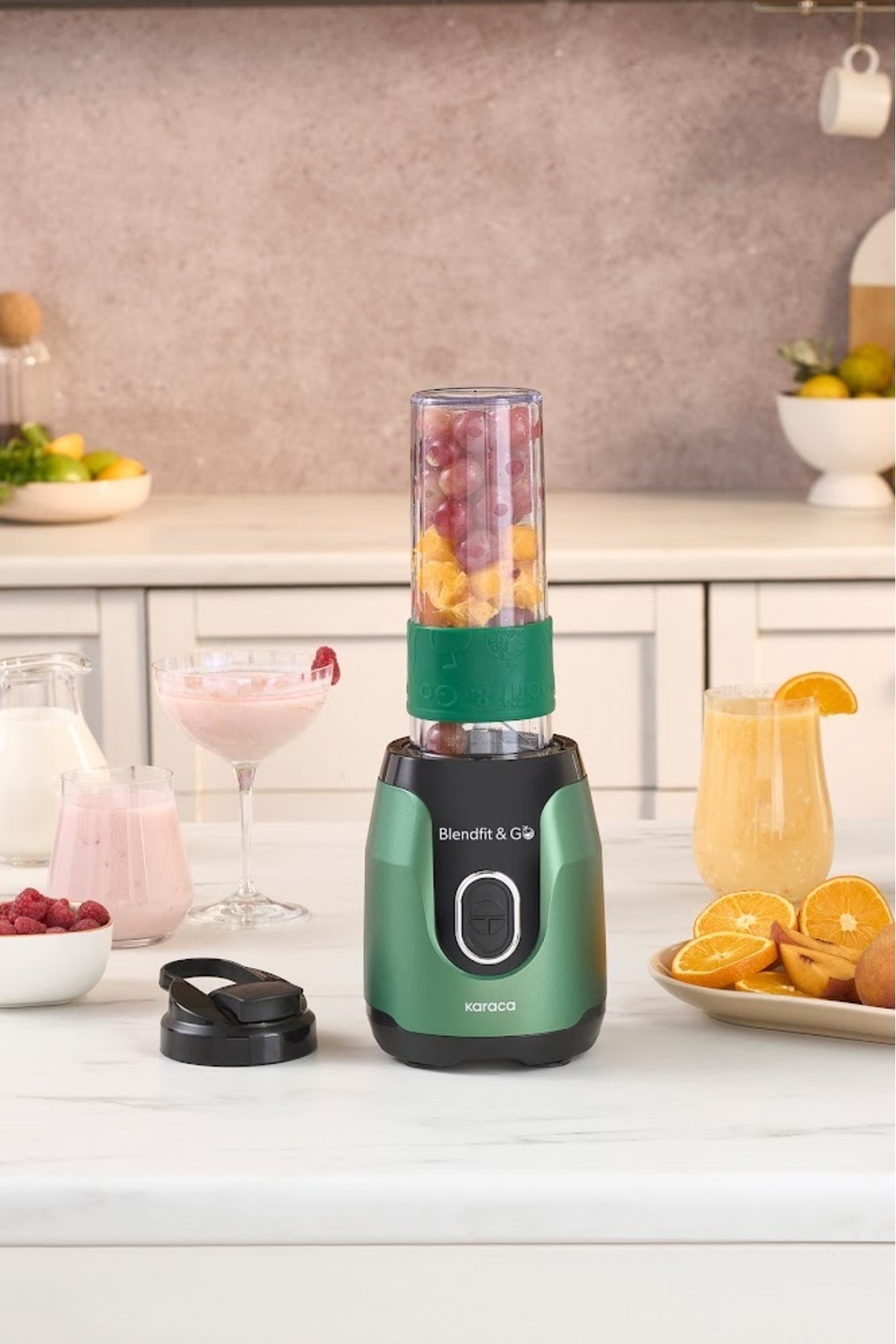Karaca Blendfit Go Personal Kişisel Smoothie Blender Emerald Green