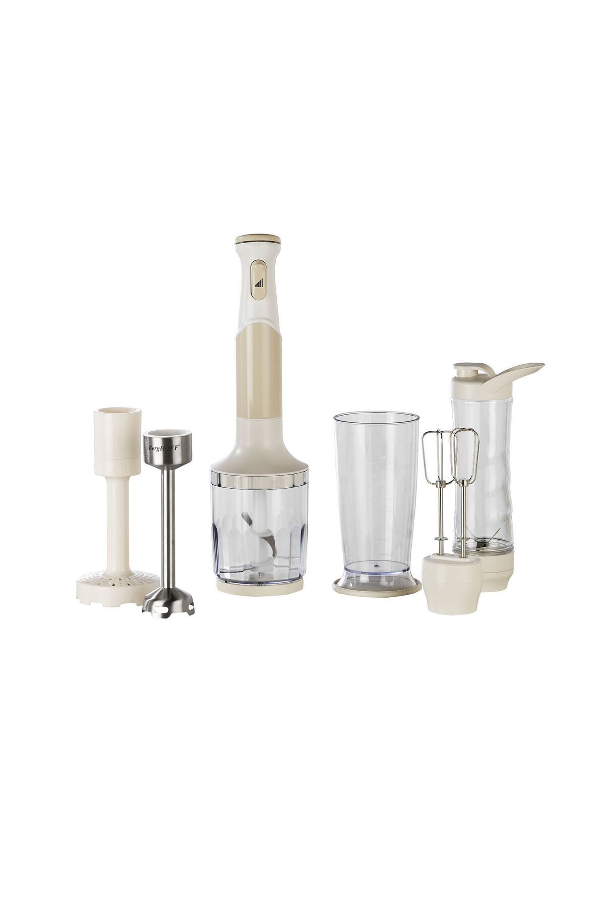 Berghoff GEM RETRO 1200 W Krem Rengi  El Blender Seti