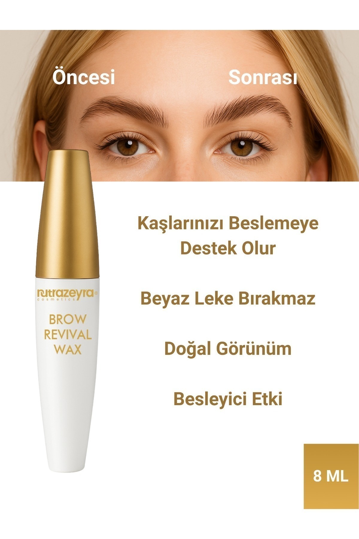Kaş Sabitleyici Wax Brow Revival Wax 8 ml — مشکی NTZKMW — تصویر 8 از 9