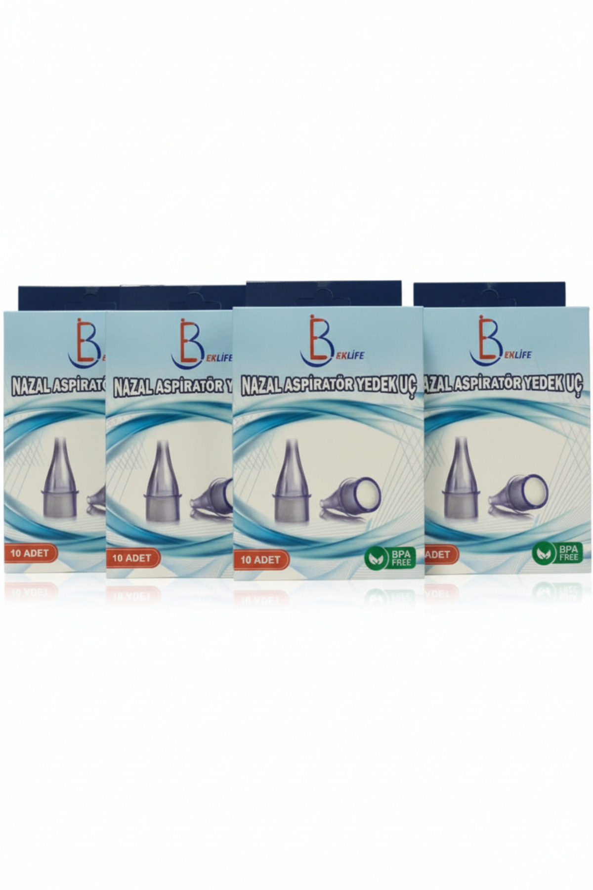 BekLife Nazal Burun Aspiratör Uyumlu Yedek Uç 5 Kutu (50 ADET) fotoğrafı 2 (önizleme)