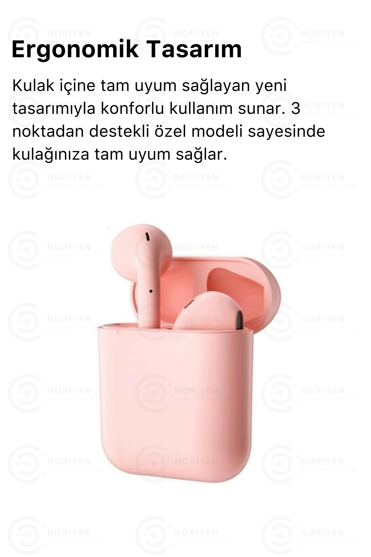 Premium Serisi White 2 Model IOS Android Uyumlu Aktif Gürültü Engelleme Kablosuz Bluetooth Kulaklık