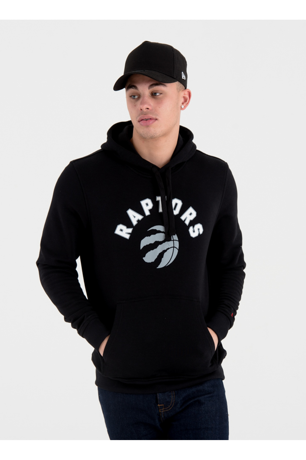 نیو ارا سویشرت مردانه مشکی یقه کلاه دار طرح تیم PO HOODY TORRAP BLK