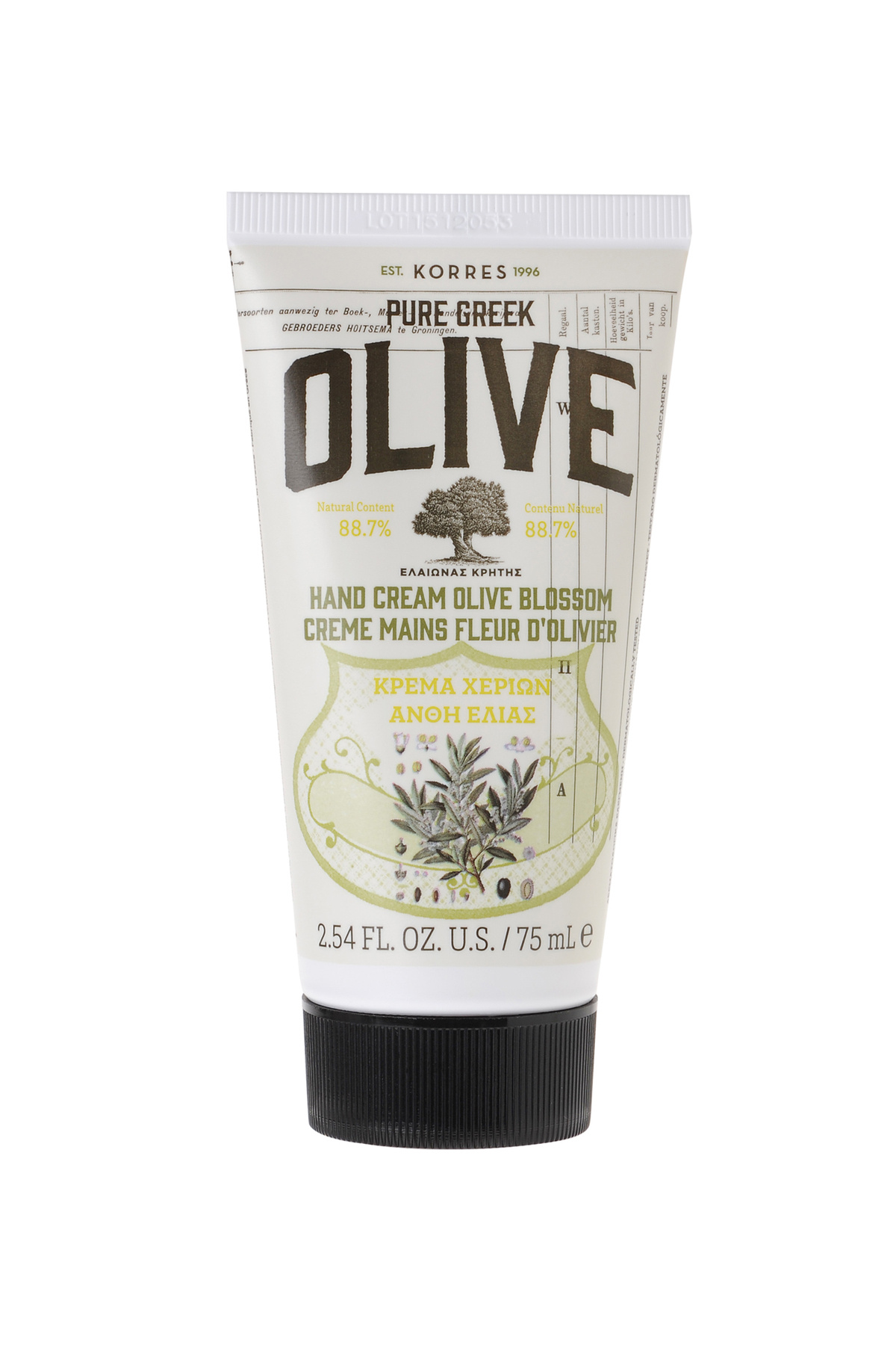 KORRES Pure Greek Olive Hand Cream Olive Blossom 75 ML - Saf Zeytinyağlı El Kremi (Zeytin Çiçeği) — TYC00325630601