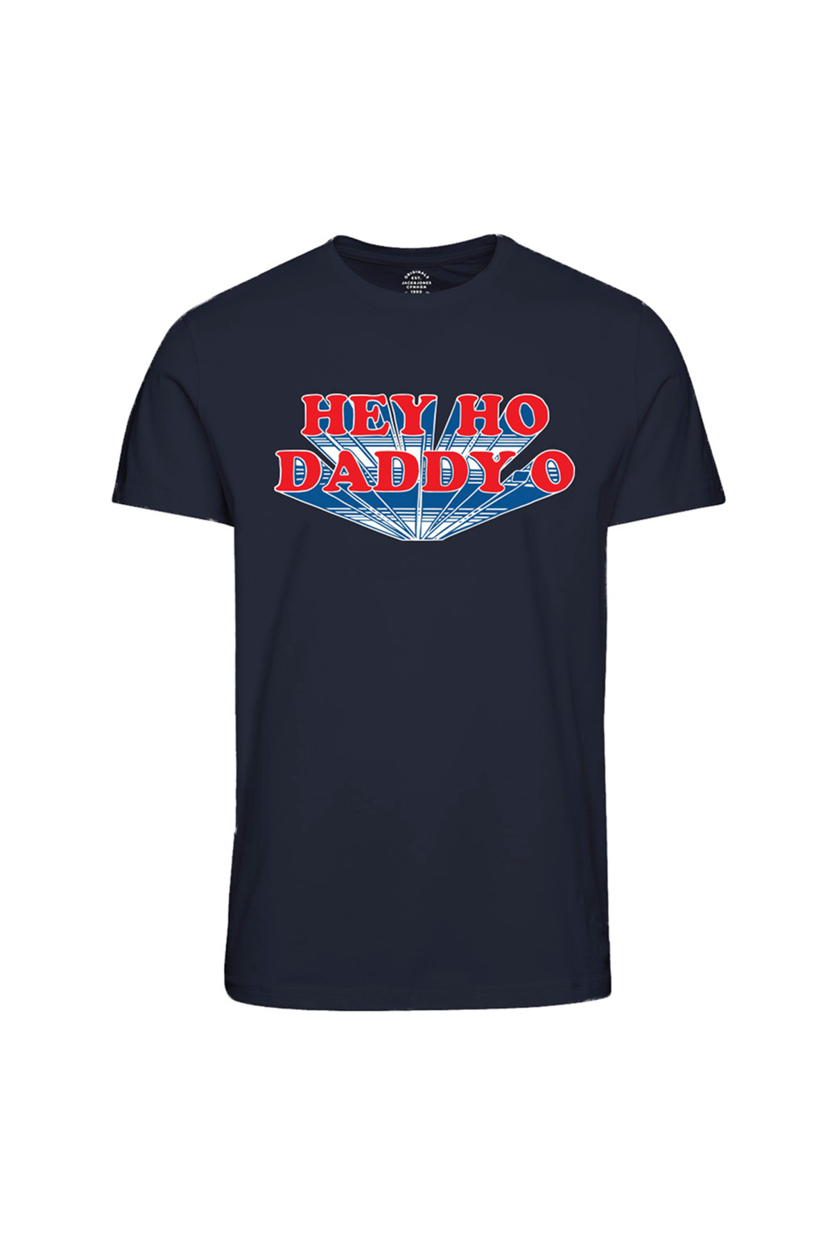 جک اند جونز تی‌شرت مردانه طرح‌دار یقه گرد دوژور مدل 12148869