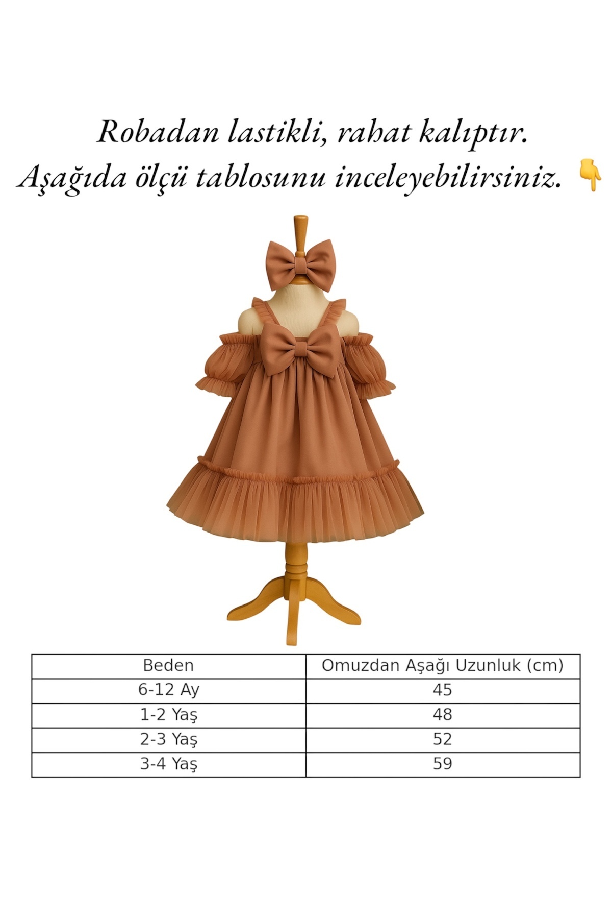 BİYA BABY kız çocuk ve bebek tül doğum günü özel gün elbisesi tütü elbise fotoğrafı 5 (önizleme)