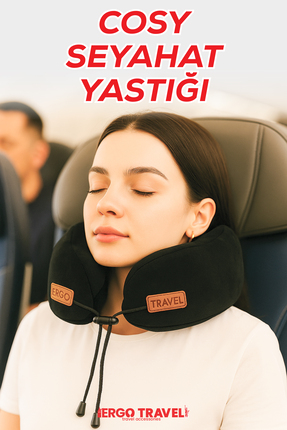 Viscofoam Cosy Ortopedik Seyahat Yastığı Visco Boyun Destekli Seyahat Yastığı...