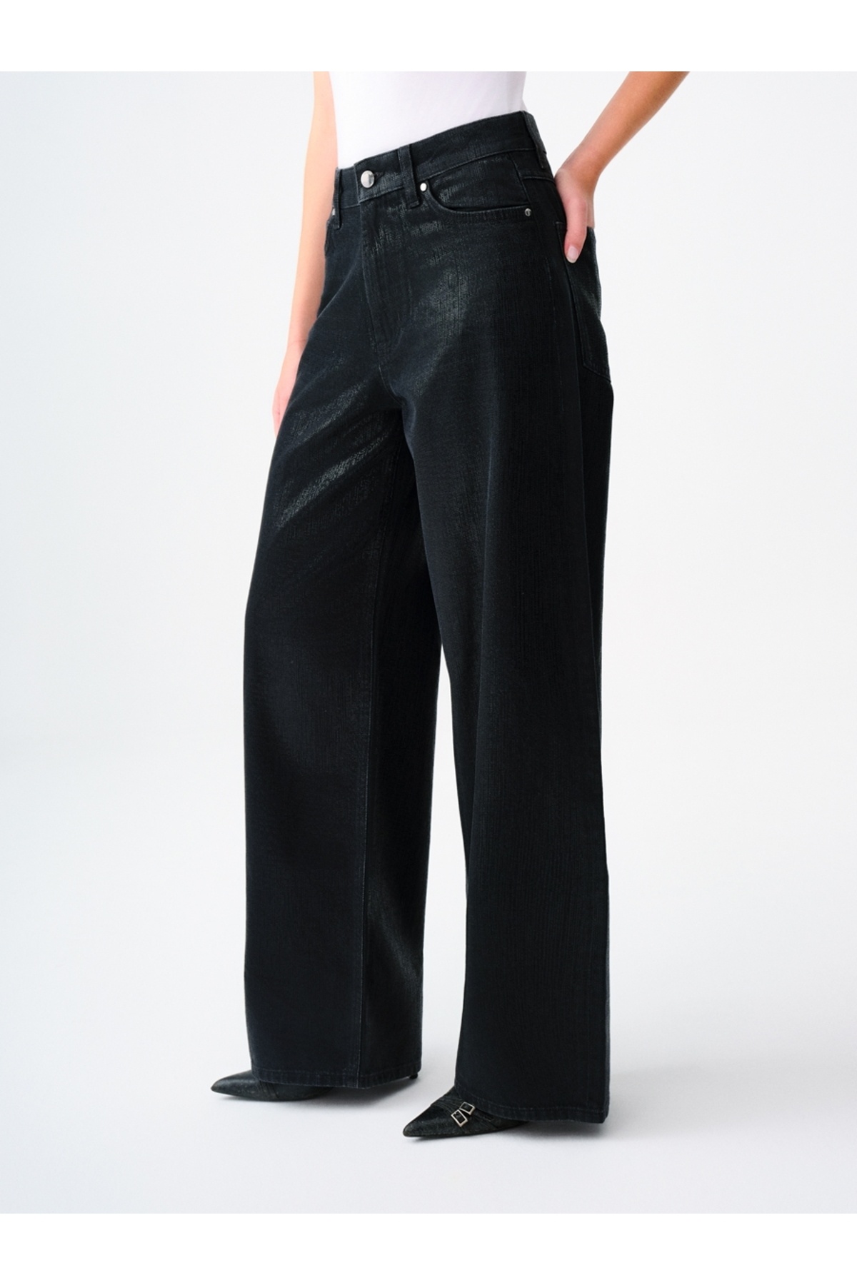 Loft  Slouchy Regular Fit Kadın Pantolon - Görsel 3