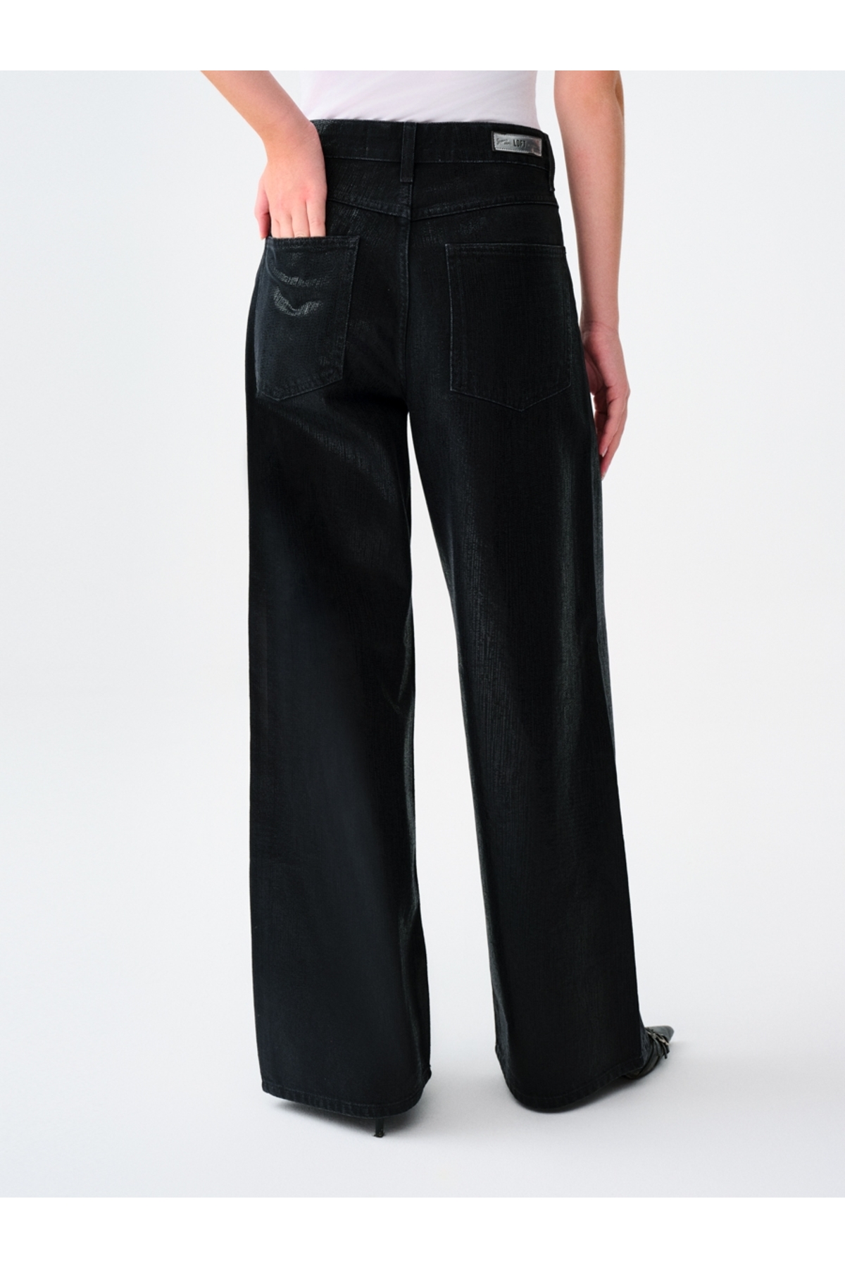 Loft  Slouchy Regular Fit Kadın Pantolon - Görsel 4