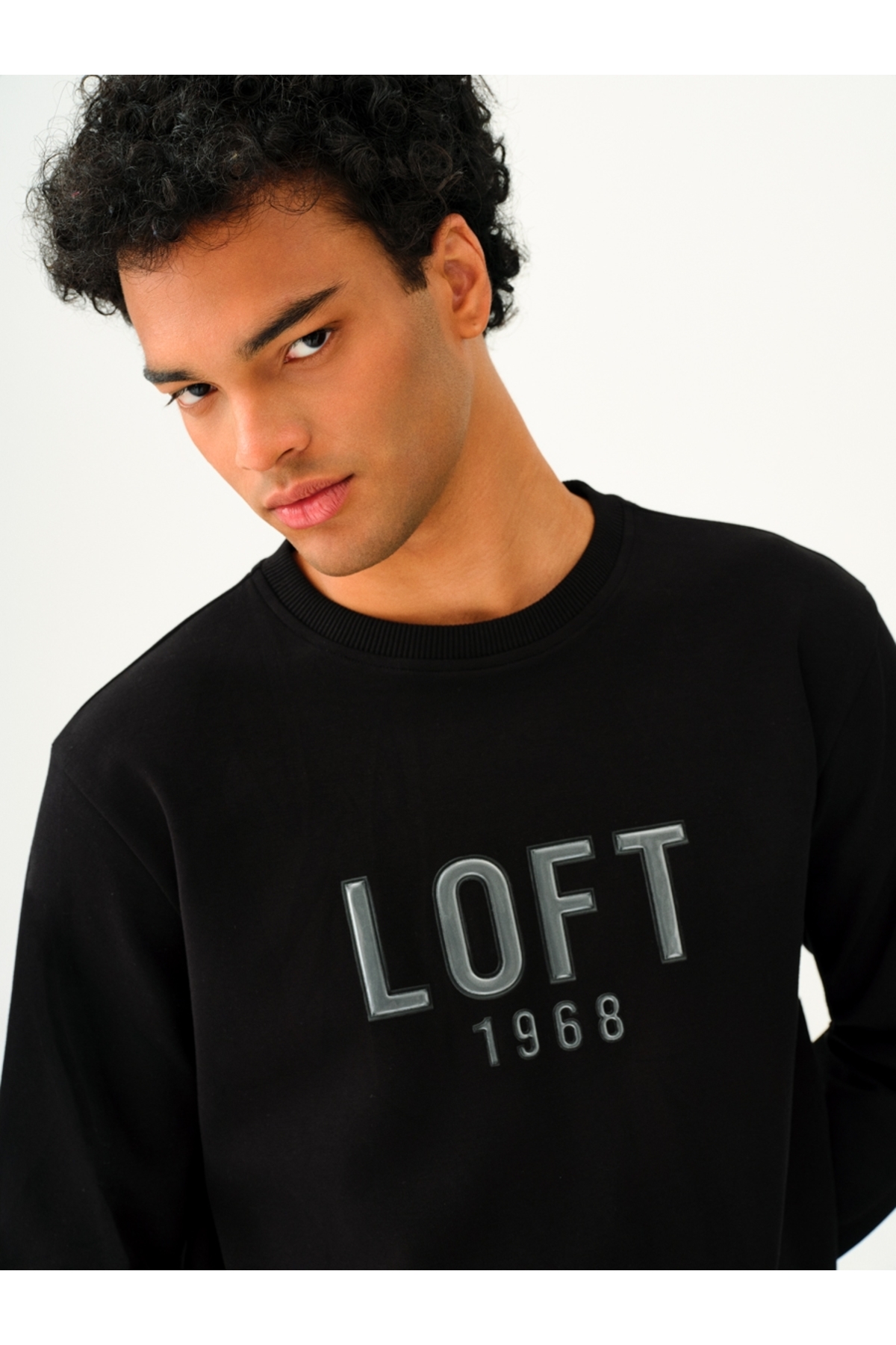 Erkek Sweatshirt Siyah Lf2037395 — مشکی LF2037395_Q1.V1 — تصویر 4 از 5